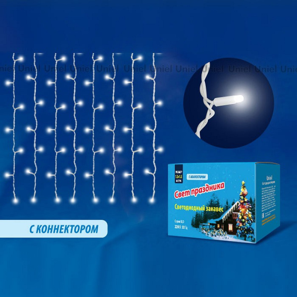 Занавес световой [1.5x1.5 м] Uniel ULD 11059