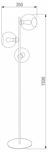 Торшер TK Lighting Cubus 5239 Cubus Graphite