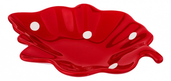 Блюдо декоративное (26.5х18х4.5 см) Горошек 358-1421