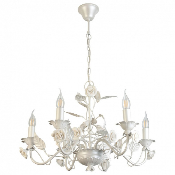 Подвесная люстра TopLight Lynda TL5910D-05WH