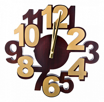 Настенные часы (34 см) Цифры 220-327