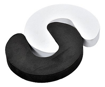 Ограничитель дверной (10.5x9.5x1.5 см) Инь и Янь 26022