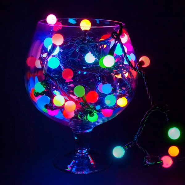 Гирлянда Супернить (10 м) LED-шарики 303-509-6
