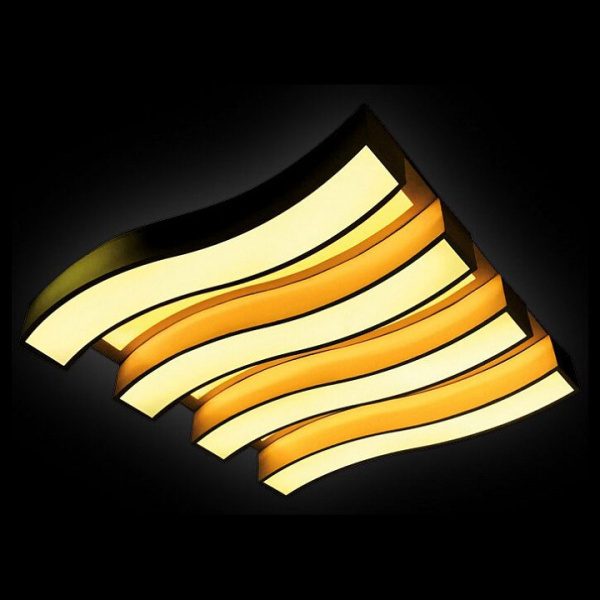 Накладной светильник Ambrella Orbital Parrus FP2424 WH 120W+72W D700*690