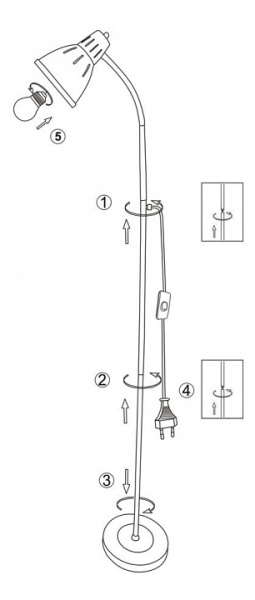 Торшер Globo Ego 24778
