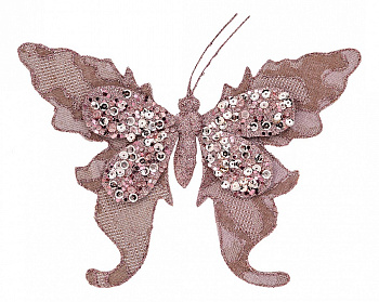 Елочная игрушка (25х19 см) Бабочка 535-245