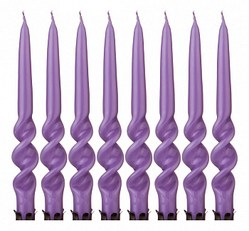 Набор из 8 свечей декоративных (25 см)  348-635