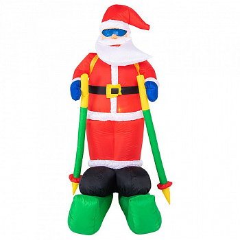 Дед Мороз световой (1.8 м) на лыжах NN-511 511-207