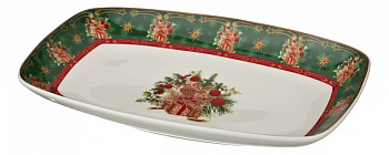 Блюдо декоративное (30х19 см) Christmas Collection 586-306