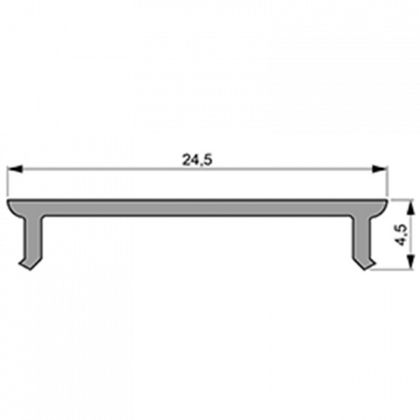 Профиль накладной Deko-Light P-01-20 983045