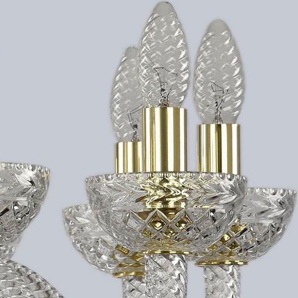 Подвесная люстра Bohemia Ivele Crystal Ivele Crystal 3 1310/10/195 G Cl/Clear/M-1F