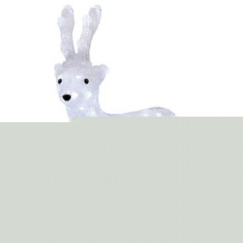 Зверь световой (45 см) Северный олень ленточкой 513-269