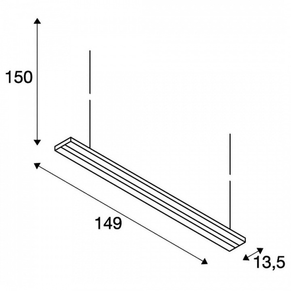 Подвесной светильник SLV Kuno 160831