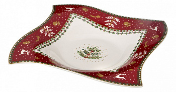 Блюдо декоративное (26х26х4 см) Christmas Collection 586-293
