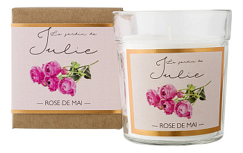Свеча ароматическая (8.4 см) Le jardin de Julie Майская роза VV008RMLJ