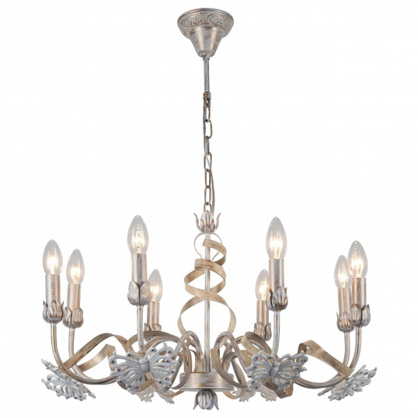 Подвесная люстра Arte Lamp Libellula A8626LM-8WG