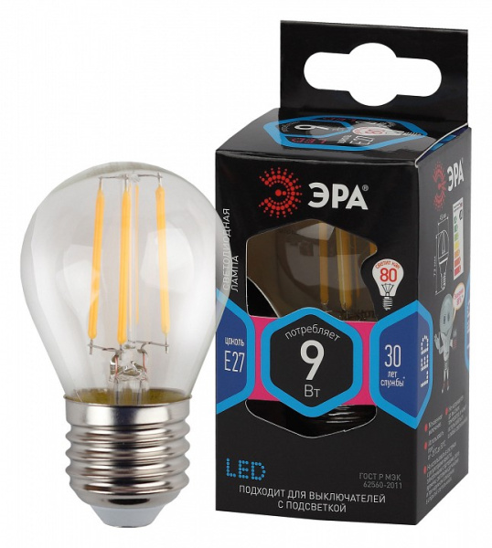Лампа светодиодная Эра F-LED E27 9Вт 4000K Б0047029