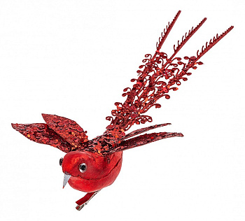 Елочная игрушка (35 см) Райская птица 535-243