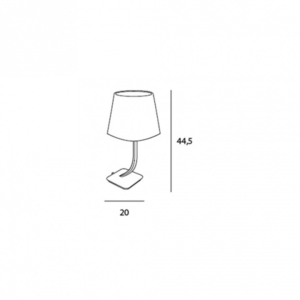 Настольная лампа декоративная Maxlight Denver T0027