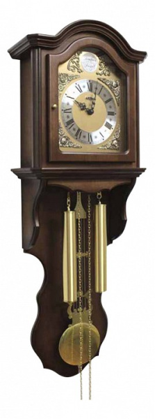Настенные часы (33x14x93 см) 0972-261 0972-261 Walnut