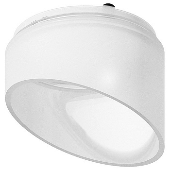 Рамка на 1 светильник Ambrella N717 N7175 FR белый матовый D70*H52mm Out40mm MR16