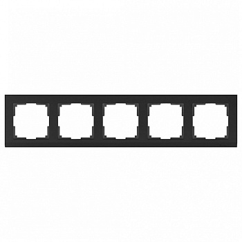 Рамка на 5 постов Werkel Stark WL04-Frame-05-black