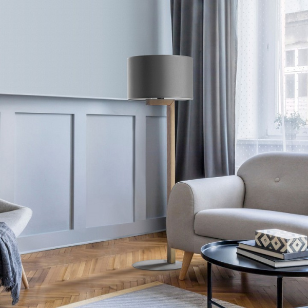 Торшер TK Lighting Troy 5032 Troy Gray