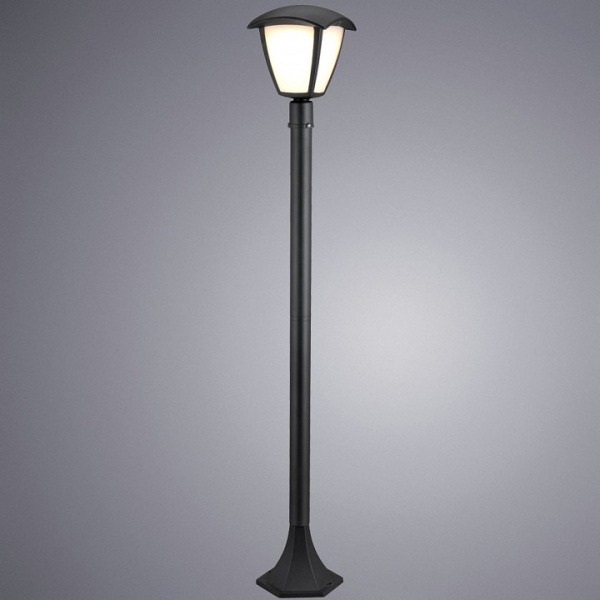 Наземный высокий светильник Arte Lamp Savanna A2209PA-1BK