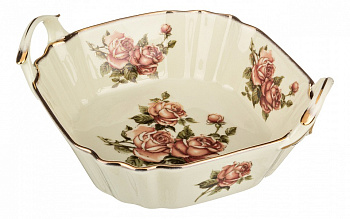 Чаша декоративная (26х24х9.5 см) Корейская роза 215-139