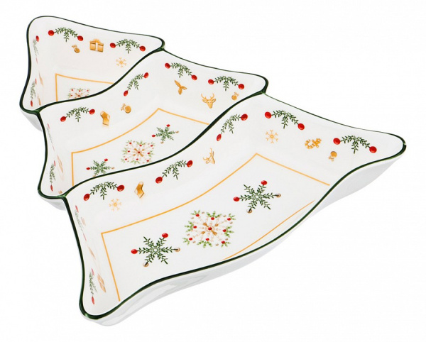 Блюдо декоративное (24х24х5 см) Christmas Collection 586-402