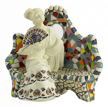 Статуэтка (12 см) Изящный веер 784020