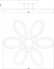 Потолочная люстра Moderli Velutte V1042-CL