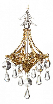 Елочная игрушка (7x14 см) Люстра 862-034