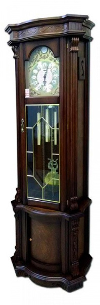 Напольные часы (64x30x205см) SARS 2085-451 Dark Walnut 2