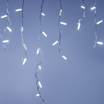 Бахрома световая [2.4x0.6 м] Edge ARD-EDGE-CLASSIC-2400x600-WHITE-88LED-FLASH WHITE (230V, 6W)