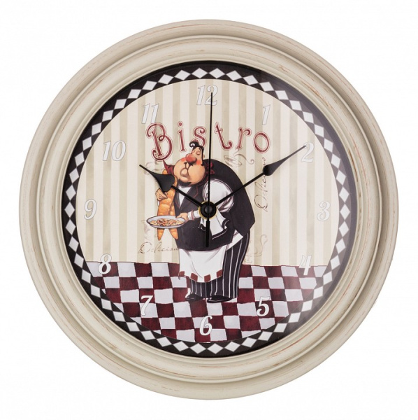 Настенные часы (28 см) Chef Kitchen 220-156
