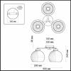 Потолочная люстра Odeon Light Micca 3971/3C