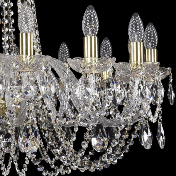 Подвесная люстра Bohemia Ivele Crystal 1402 1402/16/300/G