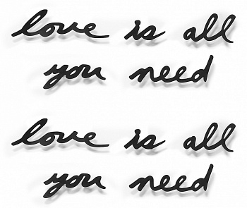 Панно (33.3х41.3 см) Love is all you need 470580-040