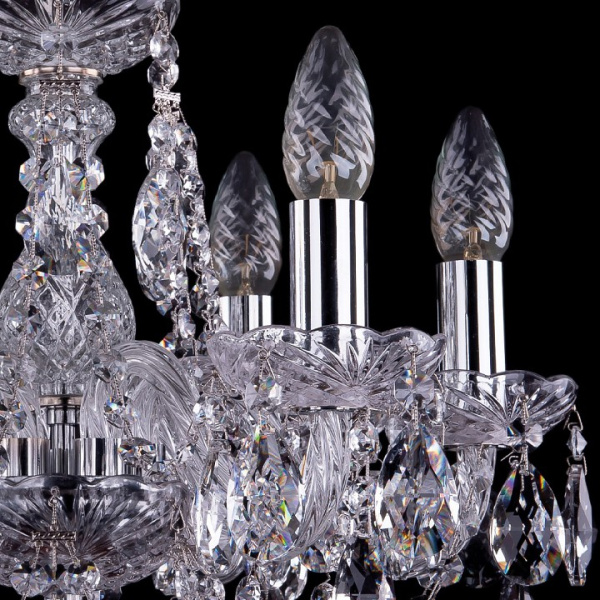 Подвесная люстра Bohemia Ivele Crystal 1406 1406/6/141/Ni