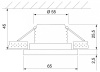 Встраиваемый светильник Elektrostandard 15272/LED a056031