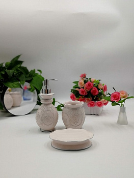 Набор для ванной №40 ВК-40-пудра