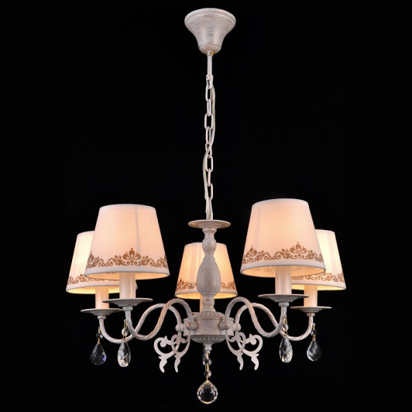 Подвесная люстра Natali Kovaltseva Biarritz Biarritz 70038-5C IVORY GOLD