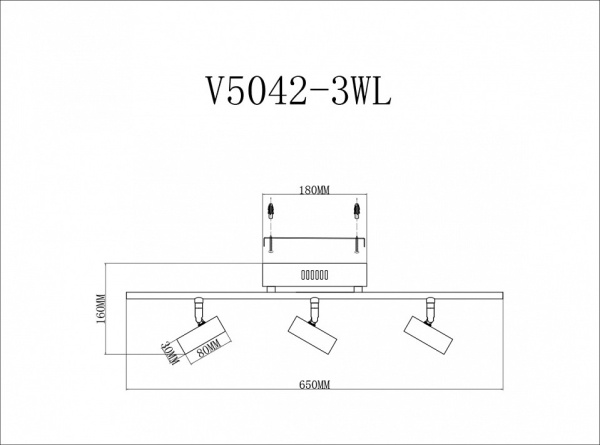 Спот Moderli Right V5042-3WL