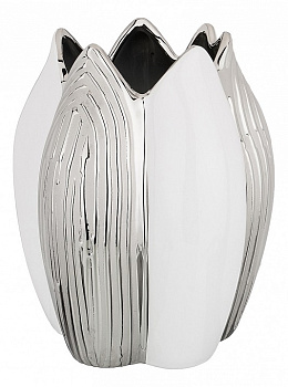 Ваза настольная (16.5х16х21 см) Серебряная коллекция 699-237