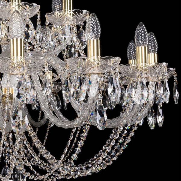 Подвесная люстра Bohemia Ivele Crystal 1406 1406/16+8/400/G