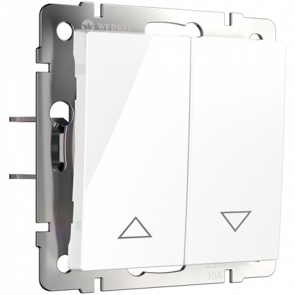 Выключатель для жалюзи Werkel WL01 WL01-01-02 (белый)