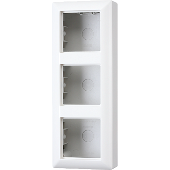 JUNG AS 500 Белая Коробка 3-ая для накладного монтажа
