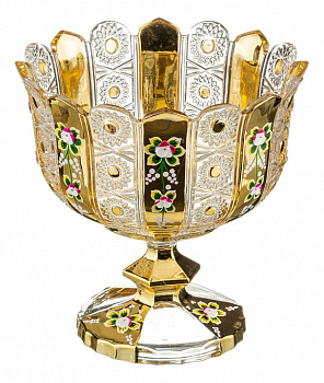 Чаша декоративная (24х25 см) Gold Glass 195-105