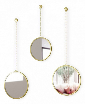 Набор из 3 зеркал настенных (22x63 см) Dima 1013877-104